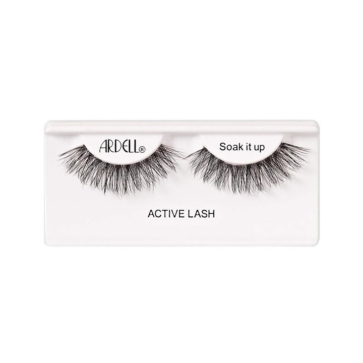Ardell, Active Lashes Soak It Up, Flexible Band, False Eyelashes
