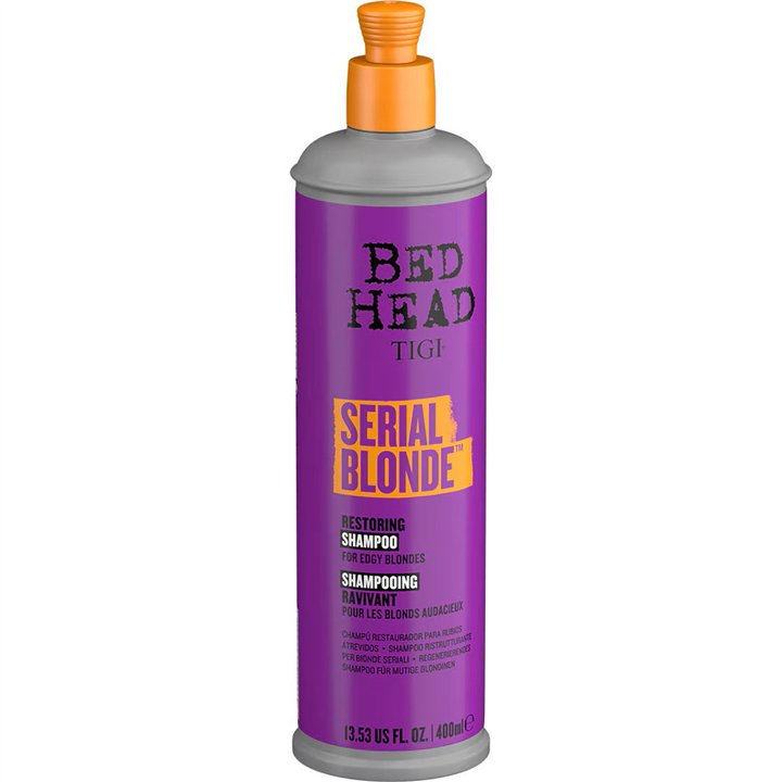 Tigi, Bed Head Serial Blonde, Hair Shampoo, Repairing & Strengthening, 400 ml - Teknashop Ltd