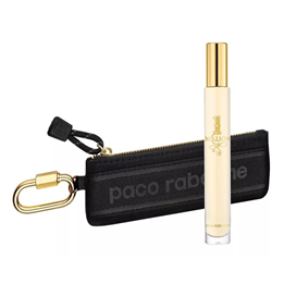 Set Paco Rabanne: 1 Million, Eau De Toilette, For Men, 10 ml + Paco Rabanne, Travel, GWP Textile Pouch, Black