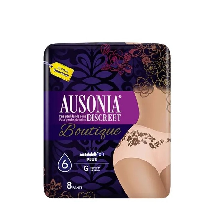 Ausonia Discreet Boutique Braguitas-Pants 8 Units - unisex - Teknashop Ltd