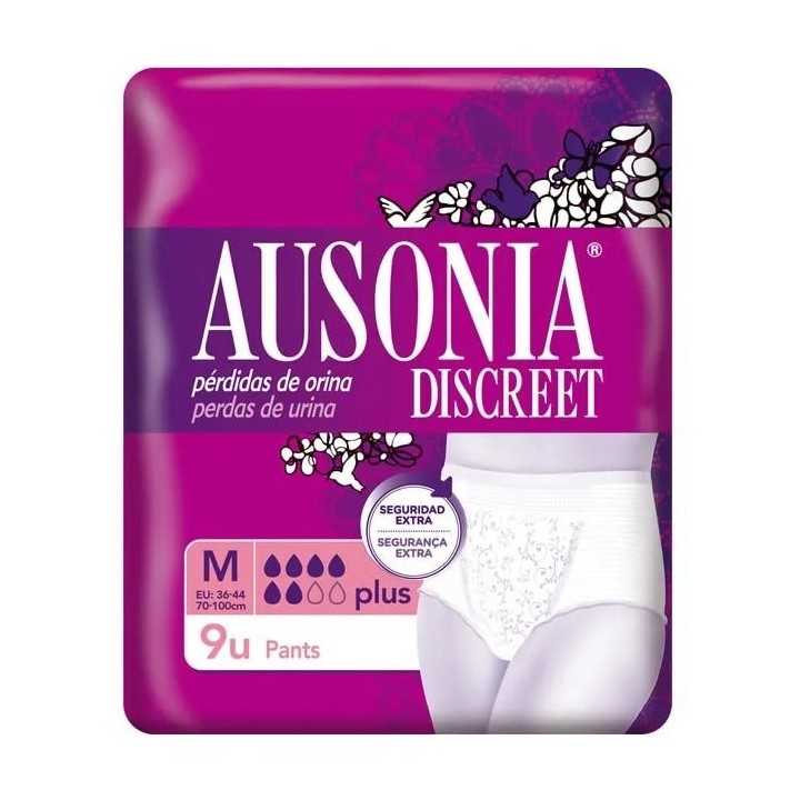 Ausonia Discreet M Plus Pants 9 Units - unisex - Teknashop Ltd