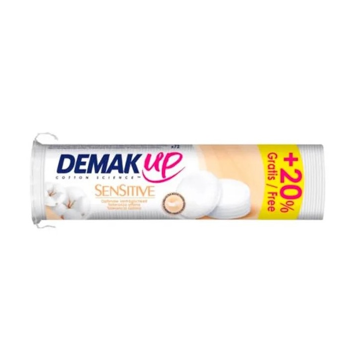 Demak Up Sensitive Make-up Remover Discs 72 Units - unisex - Teknashop Ltd