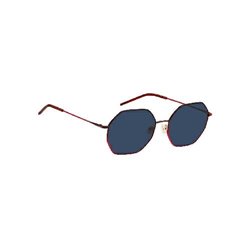 HUGO BOSS SUNGLASSES BLACK RED ACETATE