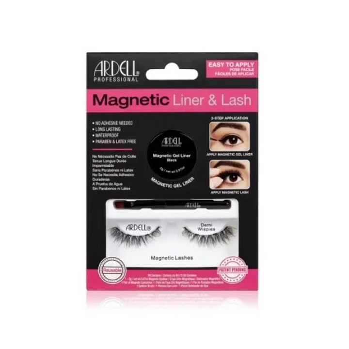 Ardell Magnetic Liner & Lash False Eyelashes Demi Wispies - unisex - Teknashop Ltd