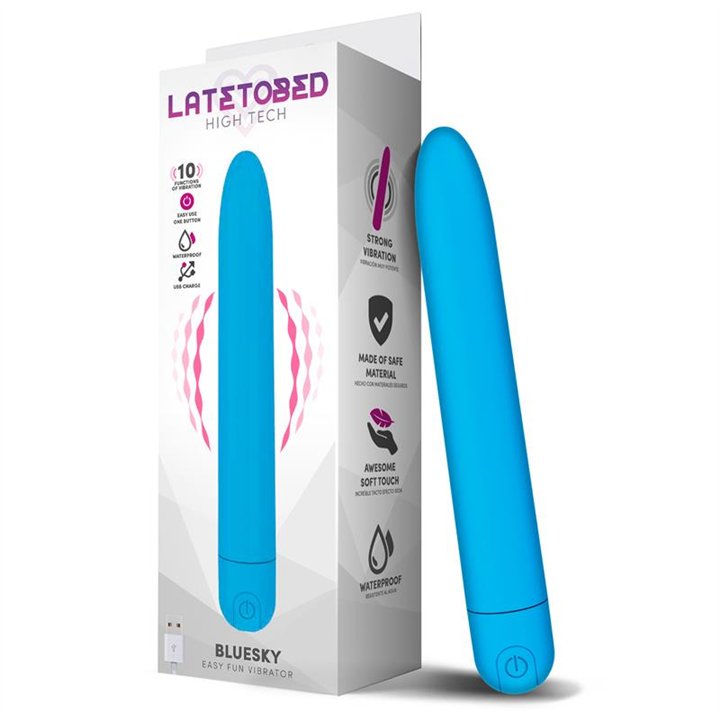Bluesky Vibe 10 Functions 18,5 cm USB Mate Blue - LT-695 - Teknashop Ltd