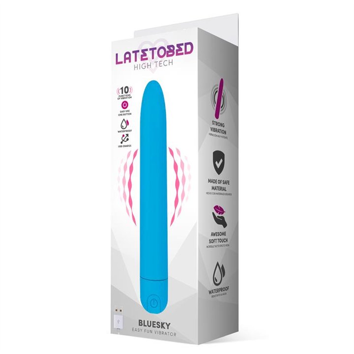 Bluesky Vibe 10 Functions 18,5 cm USB Mate Blue - LT-695 - Teknashop Ltd
