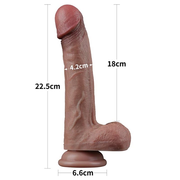 Dual Layered Dildo 9 - LO-LV411046 - Teknashop Ltd