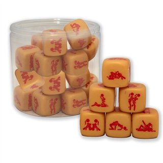 Rubber Hard Dice Gold Edition Lesbian Version 1 Die - 8412345051708 - Teknashop Ltd