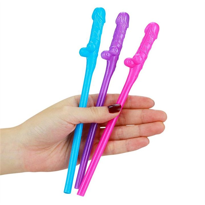 Willy Straws Various Colors Pack of 9 - LO-LV765001C - Teknashop Ltd