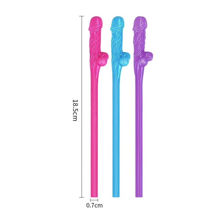 Willy Straws Various Colors Pack of 9 - LO-LV765001C - Teknashop Ltd