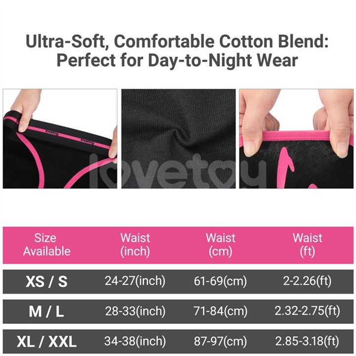 Printed Vibrating Sexy Panties 28-33 - LO-LV770214B - Teknashop Ltd
