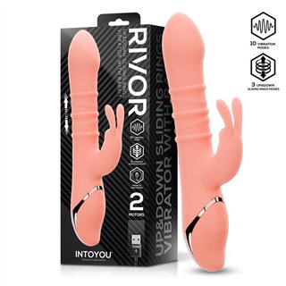 Rivor Vibrator with U and Down Sliding Rings - U-330 - Teknashop Ltd