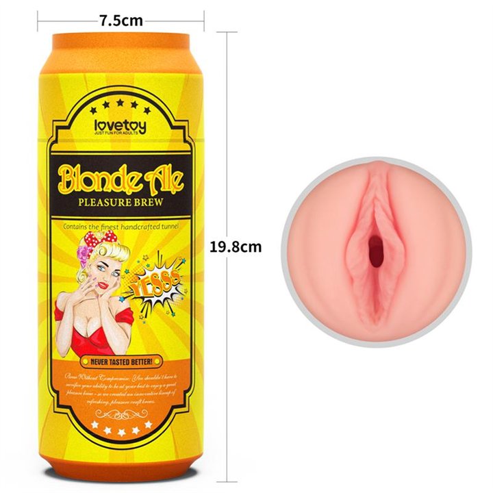 Pleasure Brew Masturbator Vagina Blond Ale - LO-LV250021 - Teknashop Ltd