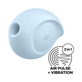 Sugar Rush Clitoris Sucker and Vibe Blue - 4061504037196 - Teknashop Ltd