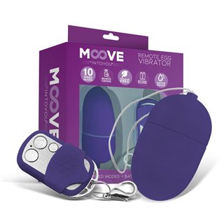 Vibrating Egg with Remote Control Medium Size Purple - MO-937 - Teknashop Ltd
