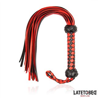 Stripe Barbed Flogger Red and Black - 8436615007349 - Teknashop Ltd