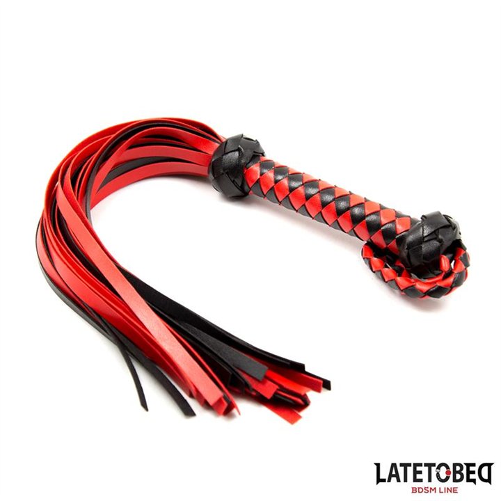 Stripe Barbed Flogger Red and Black - 8436615007349 - Teknashop Ltd