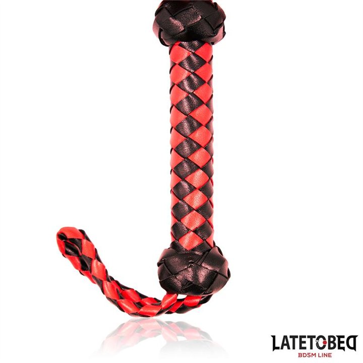 Stripe Barbed Flogger Red and Black - 8436615007349 - Teknashop Ltd