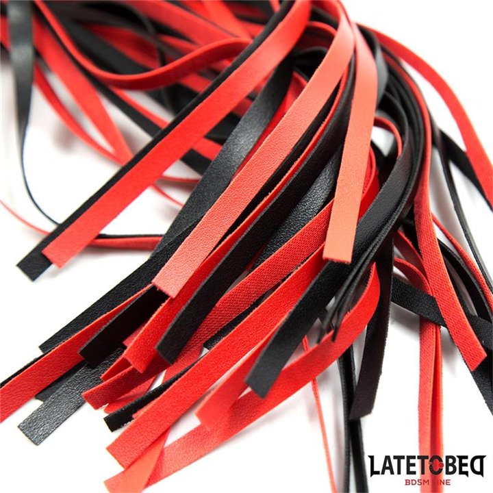 Stripe Barbed Flogger Red and Black - 8436615007349 - Teknashop Ltd