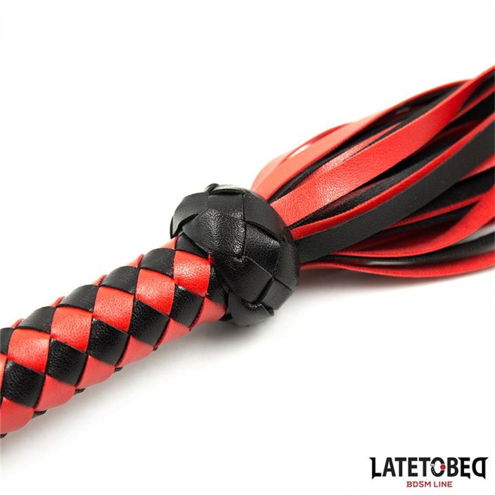Stripe Barbed Flogger Red and Black - 8436615007349 - Teknashop Ltd