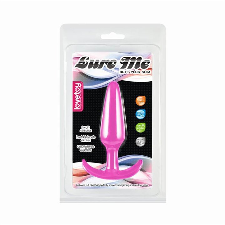 Butt Plug Lure Me Size S Pink - LO-BK17S-P - Teknashop Ltd