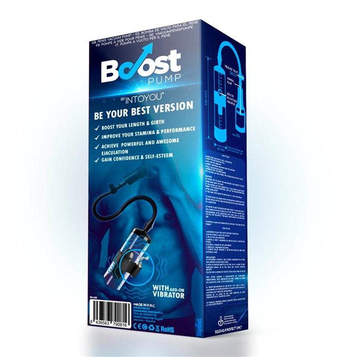 Manual Penis Pump with Vibration Attachment PSX06 - BO-081 - Teknashop Ltd