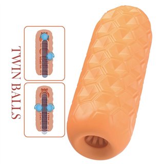 Male Masturbator HoneyComb with 2 Internal Balls - BM-009230NQ - Teknashop Ltd