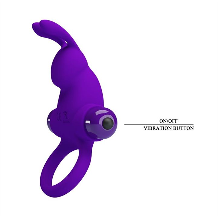 Vibrating Rabbit Cock Ring - BI-210204-1 - Teknashop Ltd