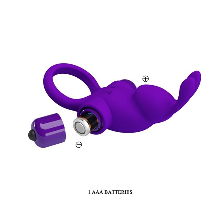 Vibrating Rabbit Cock Ring - BI-210204-1 - Teknashop Ltd