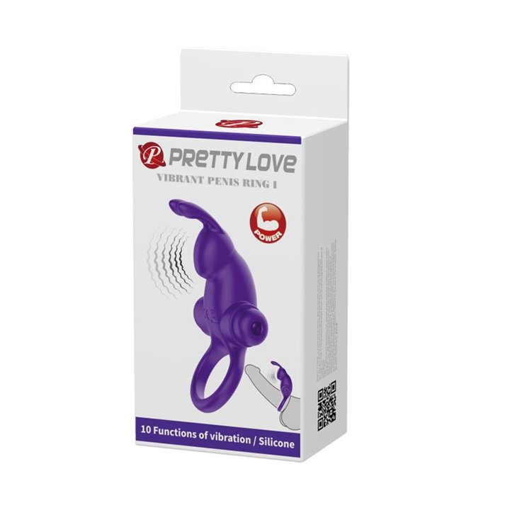 Vibrating Rabbit Cock Ring - BI-210204-1 - Teknashop Ltd