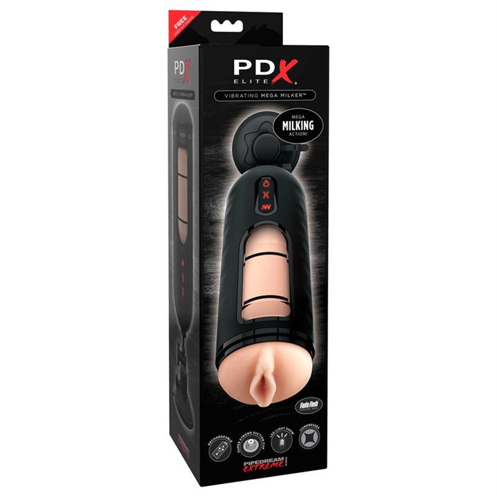 Masturbator with Vibration Mega Milker - RD-525 - Teknashop Ltd