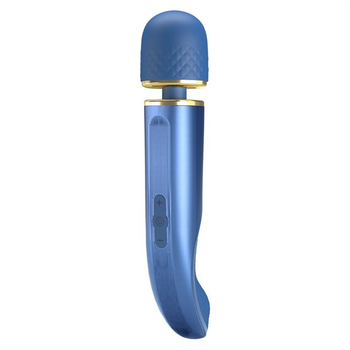 Vibrating Wand USB Silicone Blue - BI-014848-1 - Teknashop Ltd