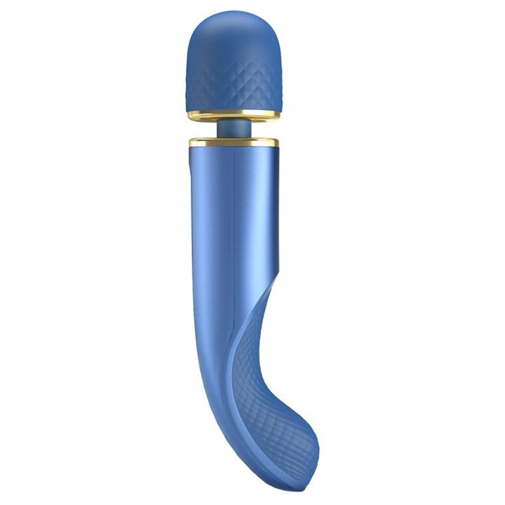 Vibrating Wand USB Silicone Blue - BI-014848-1 - Teknashop Ltd