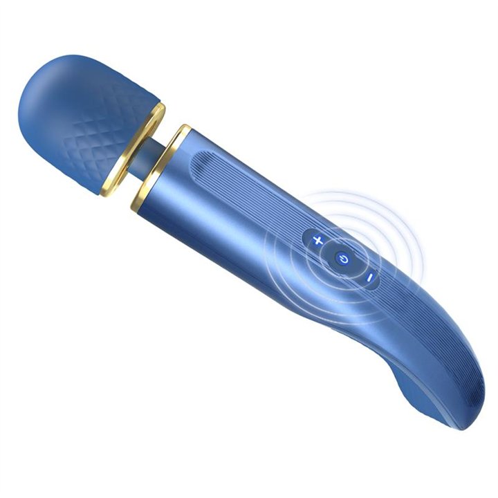 Vibrating Wand USB Silicone Blue - BI-014848-1 - Teknashop Ltd