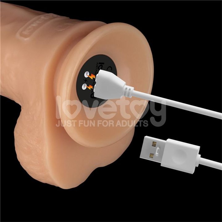 Power Basics Dildo with Vibration 9 - LO-LV111204 - Teknashop Ltd
