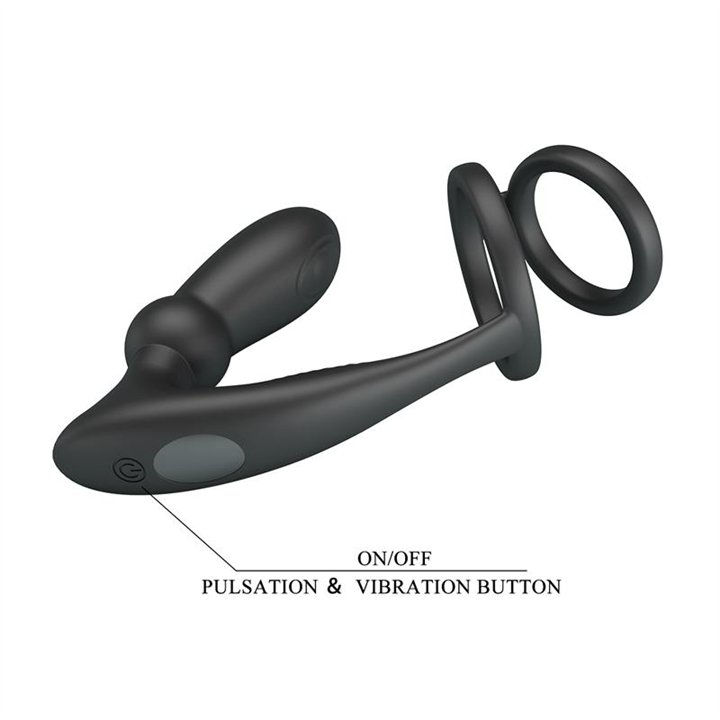 Emoni Vibrating Butt Plug and Cock Ring - BI-210341 - Teknashop Ltd