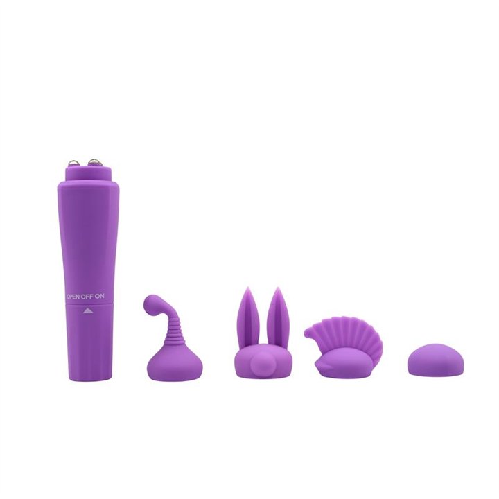 Stimulator with 4 Heads Sweet Purple - CN-100652163 - Teknashop Ltd