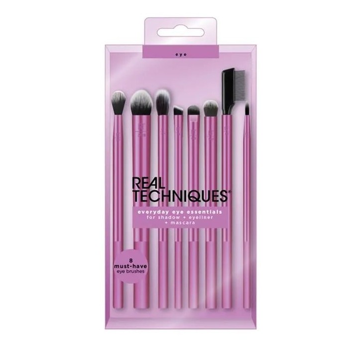 Real Techniques Everyday Eye Essentials Set 8 Pieces - unisex - Teknashop Ltd