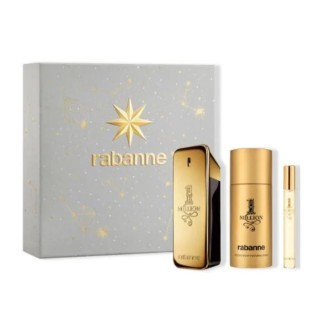 Rabanne 1 Million Eau De Toilette Spray 100ml Set 3 Pieces - man - Teknashop Ltd