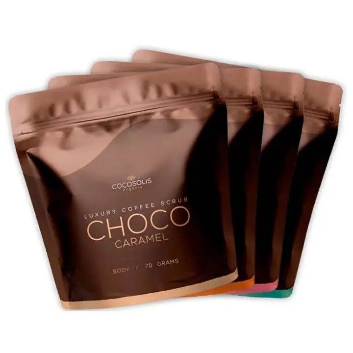 Cocosolis Luxury Coffee Scrub Box Set 4 Pieces - unisex - Teknashop Ltd