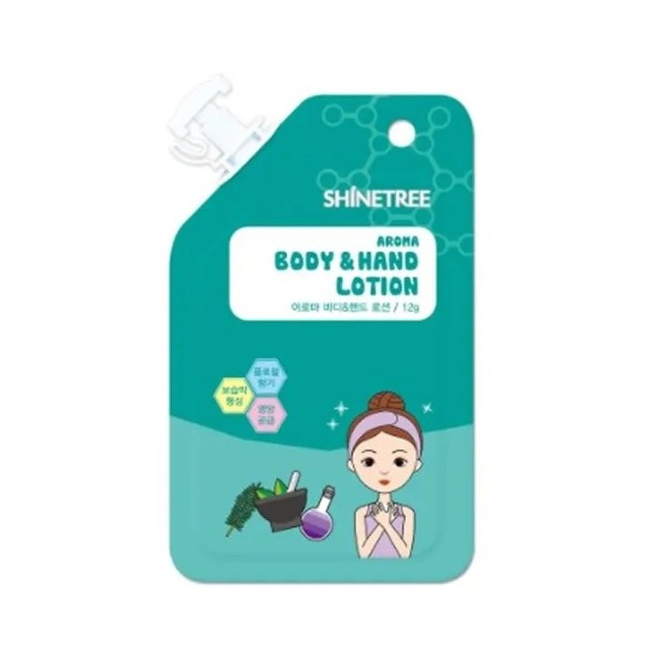 Shinetree Aroma Body & Hand Lotion 12ml - unisex - Teknashop Ltd